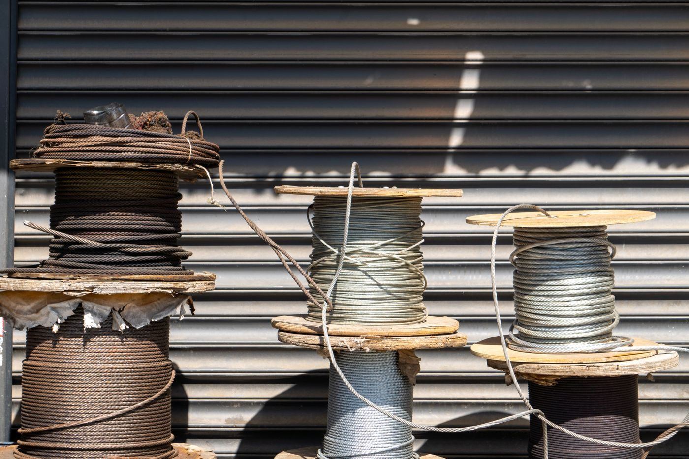 Spools of electrical cable