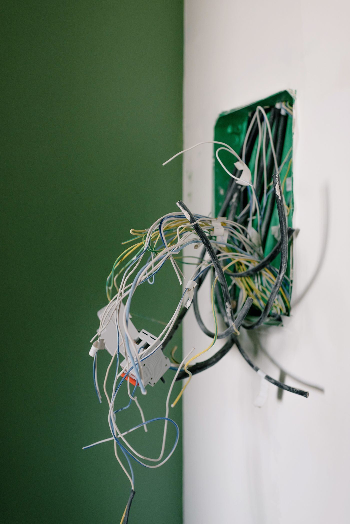 Electrical cable and wiring accessories at the counter